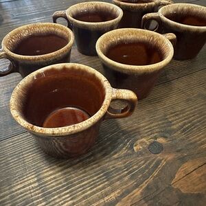 Rustic Brown Ceramic Mug Set-hull crestone